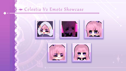 ║Emote║ Celestia emote pack 5+ ║