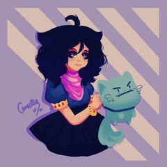 ║Half║ Camellia with grumpo catto ║